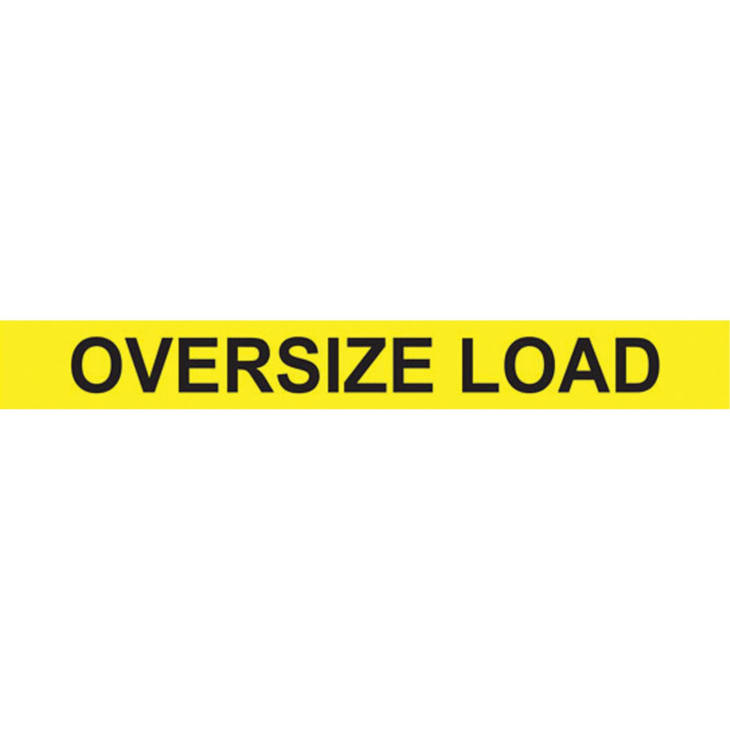  Oversize Load Heavy Haul Sign, Aluminum, 96" W x 12" H