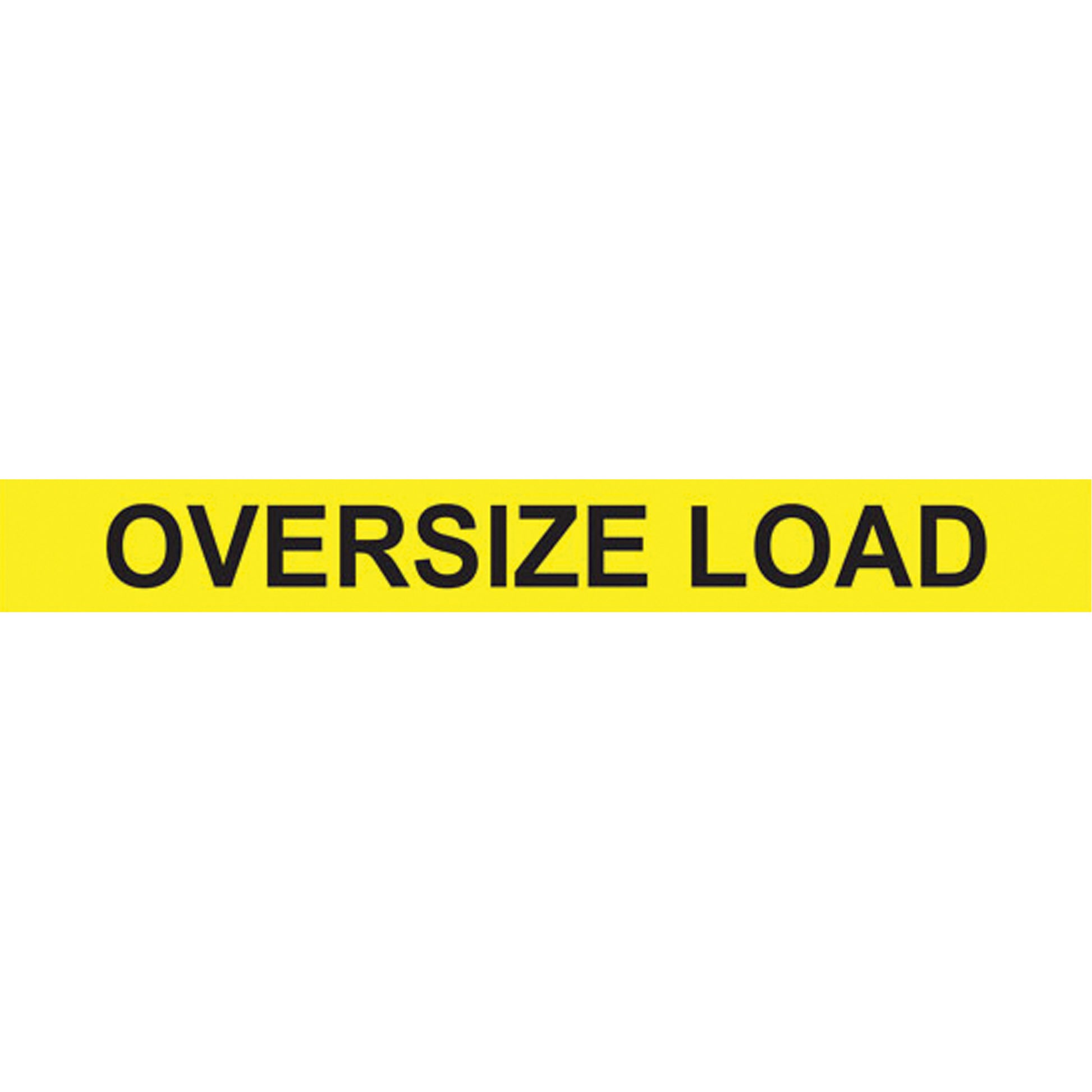 Oversize Load Heavy Haul Sign, Aluminum, 96" W x 12" H