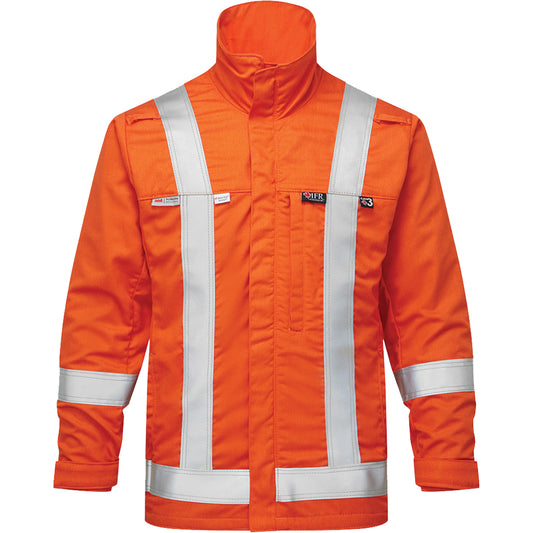 IFR Workwear UltraSoft® 7 oz. Skyline Summer Bomber Jacket, Large (Tall), High Visibility Orange