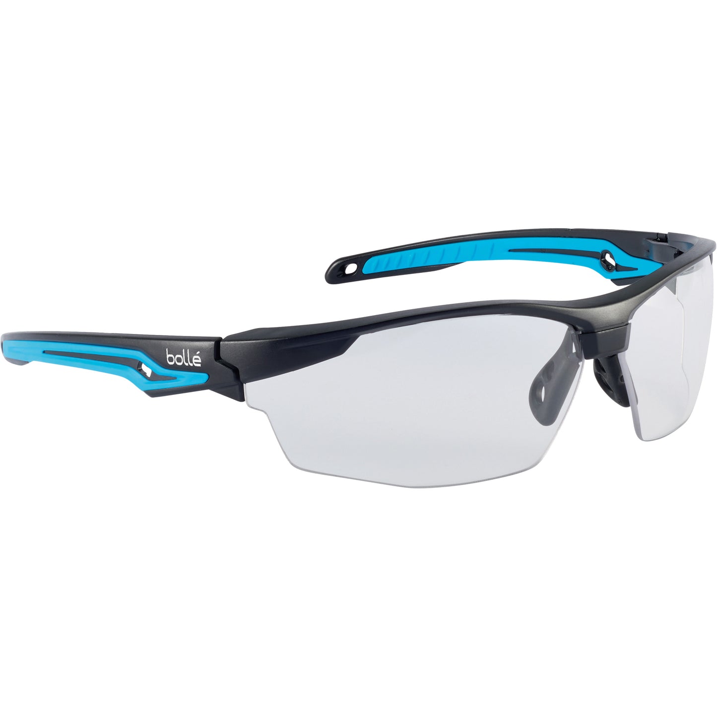 Bollé Safety TRYON Ultra-Wraparound Safety Glasses, Clear Lens, Anti-Fog/Anti-Scratch