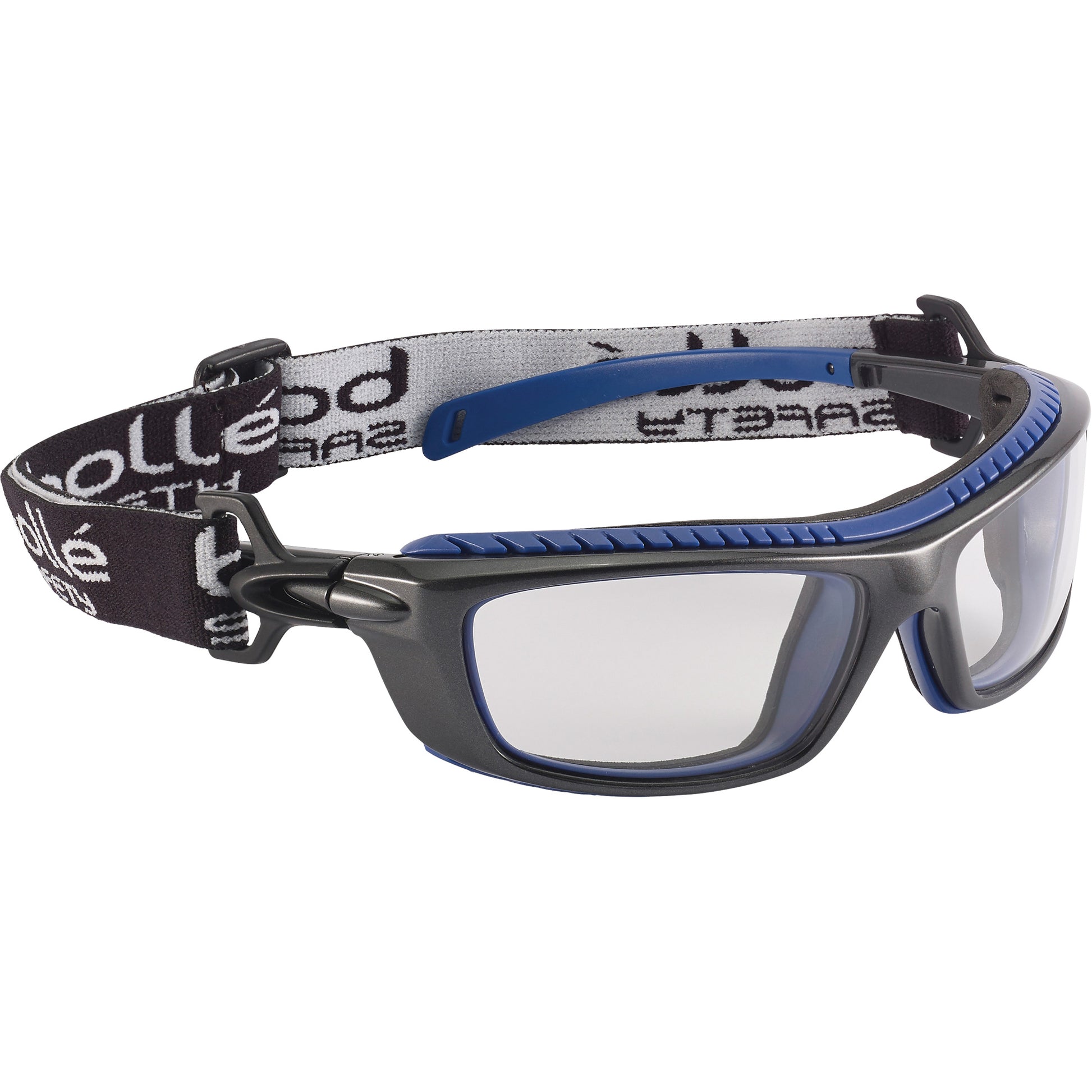Bollé Safety BAXTER Wraparound Safety Glasses, Clear Lens, Anti-Fog/Anti-Scratch