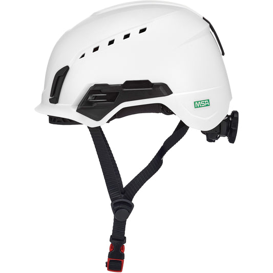 MSA V-Gard H2™ Safety Helmet, Vented, Ratchet, White