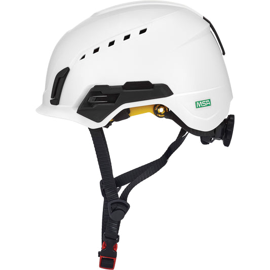 MSA V-Gard H2™ Safety Helmet with Mips® Safety System, Vented, Ratchet, White