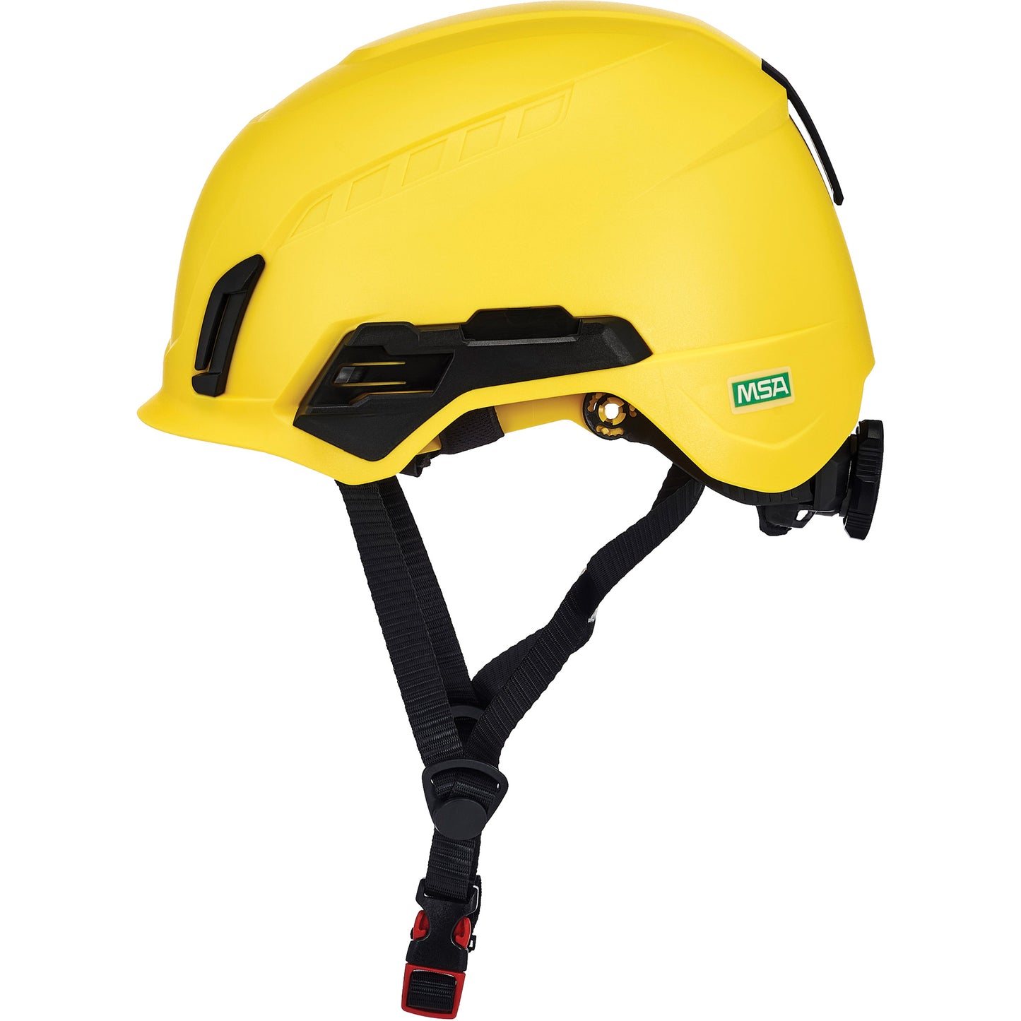 MSA V-Gard H2™ Safety Helmet with Mips® Safety System, Non-Vented, Ratchet, Yellow