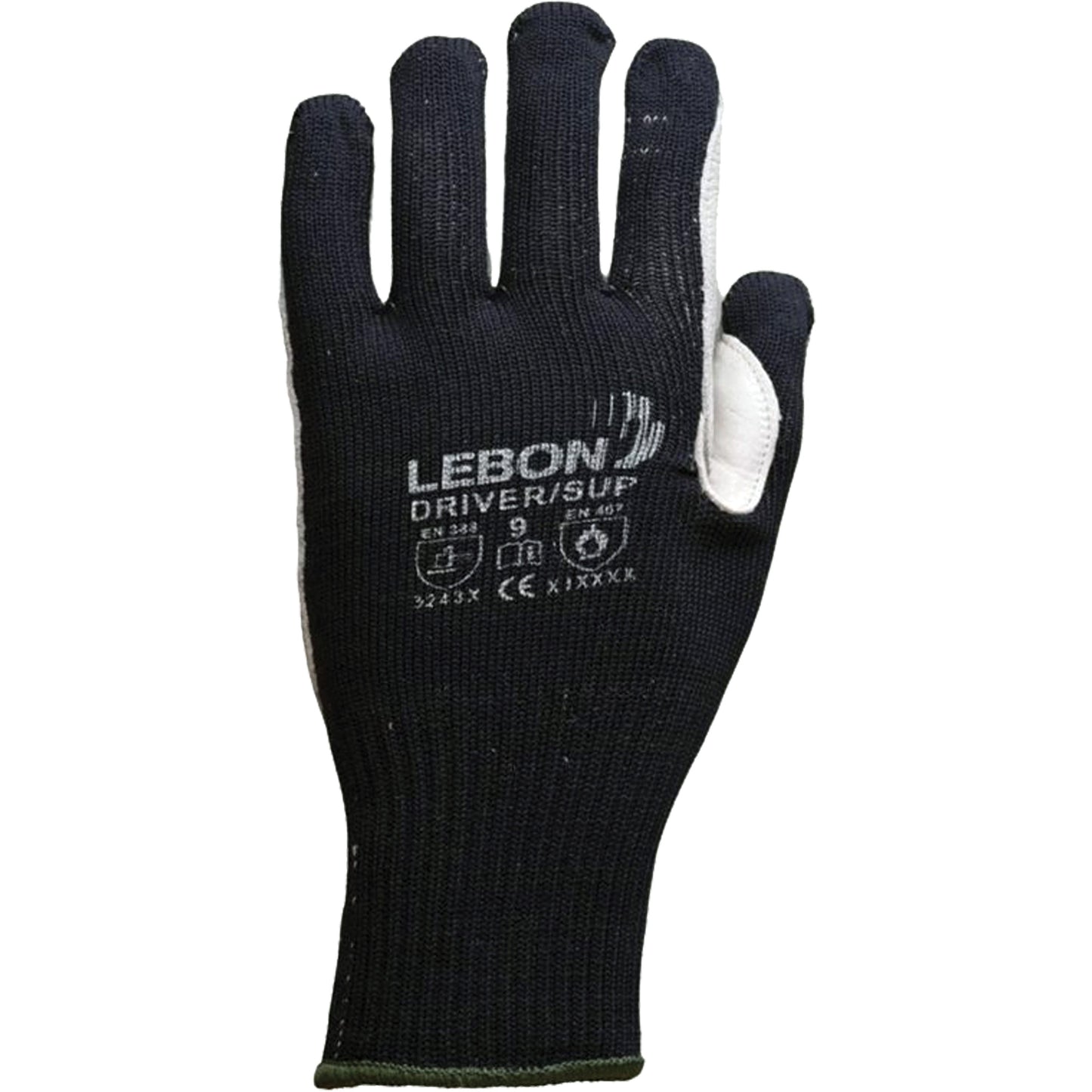 Akka T10 DriversUp Gloves, Size 10, 10 Gauge, Cotton/Polyamide/Cowhide Shell, EN 388 Level 2