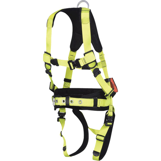 Peakworks FBH-70110A PeakPro Plus Series Safety Harness with Trauma Strap, CSA Certified, Class A, Large