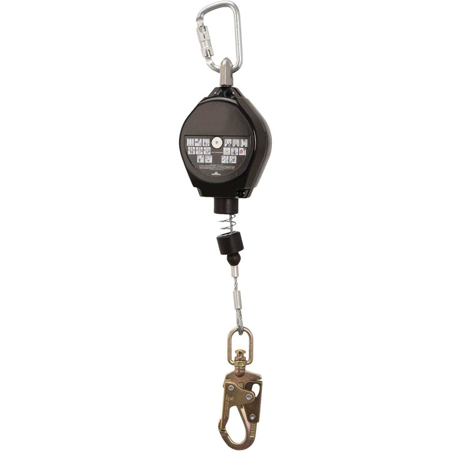 Peakworks SRL-73302-20LE Self-Retracting Lifeline, 20', Galvanized Steel, Swivel