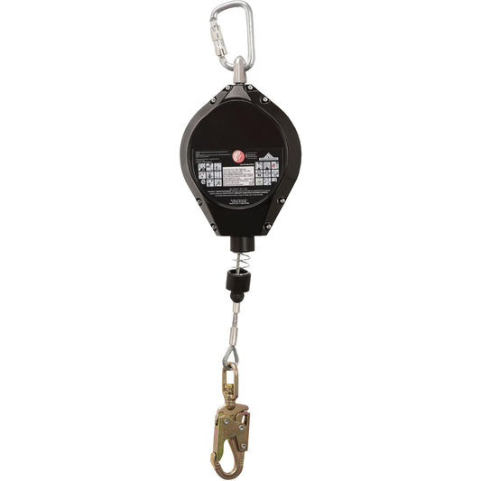 Peakworks SRL-73302-40LE Self-Retracting Lifeline, 40', Galvanized Steel, Swivel