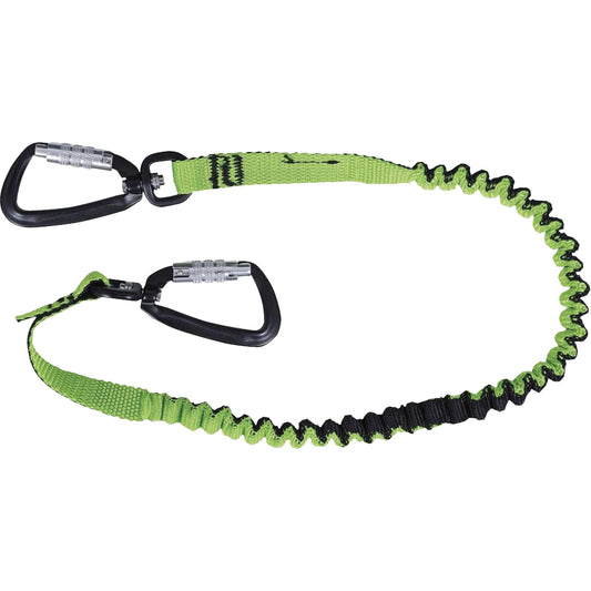 Peakworks TT-9903 Slim Line Tool Lanyard, Bungee, Dual Carabiner
