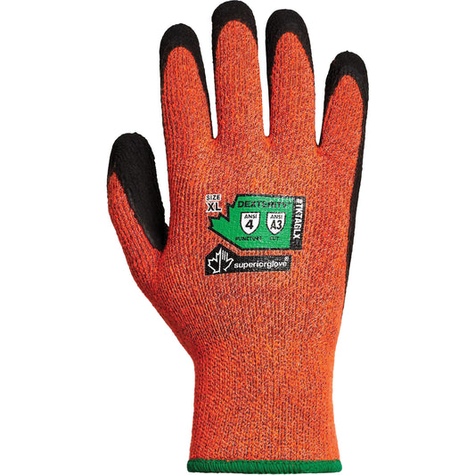 Superior Glove Works Ltd. Dexterity® TKTAGLX Cold-Rated Cut-Resistant Gloves, Size X-Large, 13 Gauge, Latex Coated, TenActiv™ Shell, ASTM ANSI Level A3