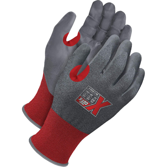 Bob Dale Gloves Cut-Resistant Touch Screen Gloves, Size 6, 21 Gauge, Foam NBR Coated, HPPE Shell, ASTM ANSI Level A3