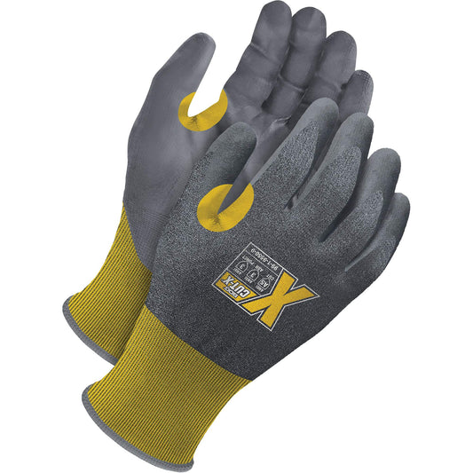 Bob Dale Gloves Cut-Resistant Touch Screen Gloves, Size 9, 21 Gauge, Foam NBR Coated, HPPE Shell, ASTM ANSI Level A5