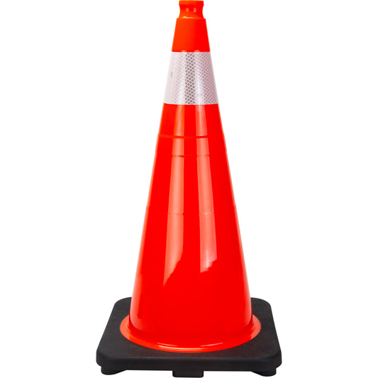 Zenith Safety Products Premium Traffic Cone, 28", Orange, 4" Reflective Collar(s)