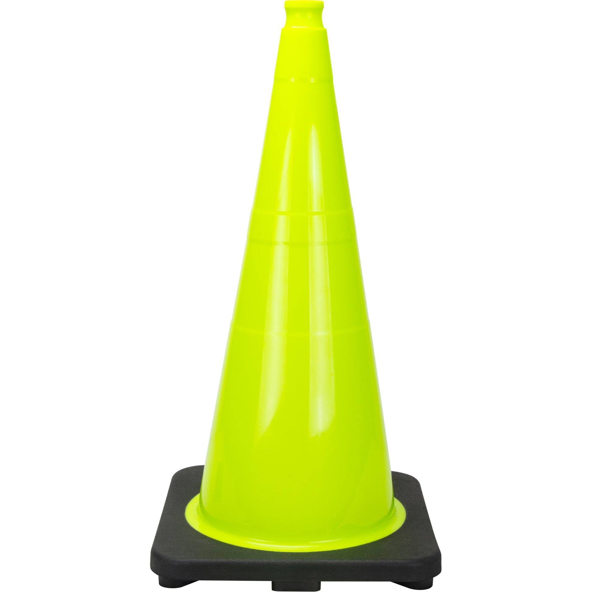 Zenith Safety Products Premium Traffic Cone, 28", Lime Green