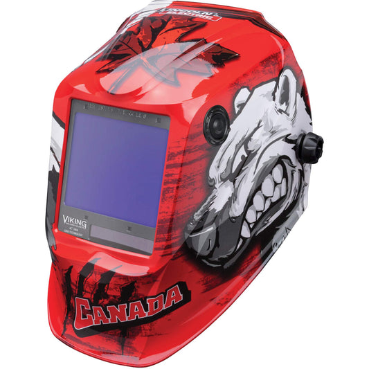 VIKING™ 3350 Polar Arc™ Welding Helmet, 3.74" L x 3.34" W View Area, 5 - 13 Shade Range