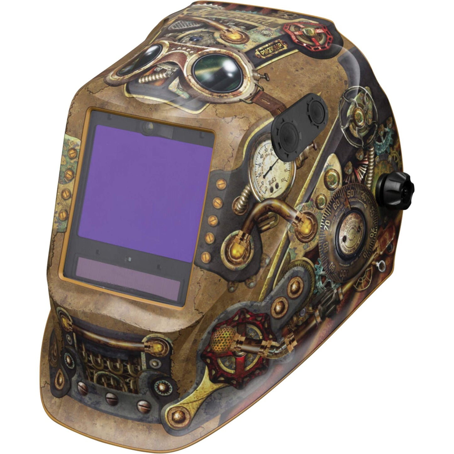 VIKING™ 3350 ADV Steampunk™ Welding Helmet, 3.74" L x 3.15" W View Area, 5 - 13 Shade Range