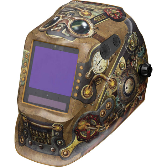 VIKING™ 3350 ADV Steampunk™ Welding Helmet, 3.74" L x 3.15" W View Area, 5 - 13 Shade Range