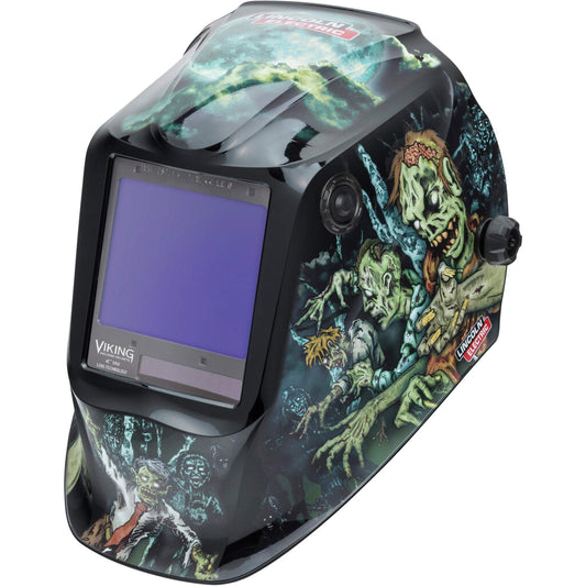 VIKING™ 3350 Zombie™ Welding Helmet, 3.74" L x 3.34" W View Area, 5 - 13 Shade Range