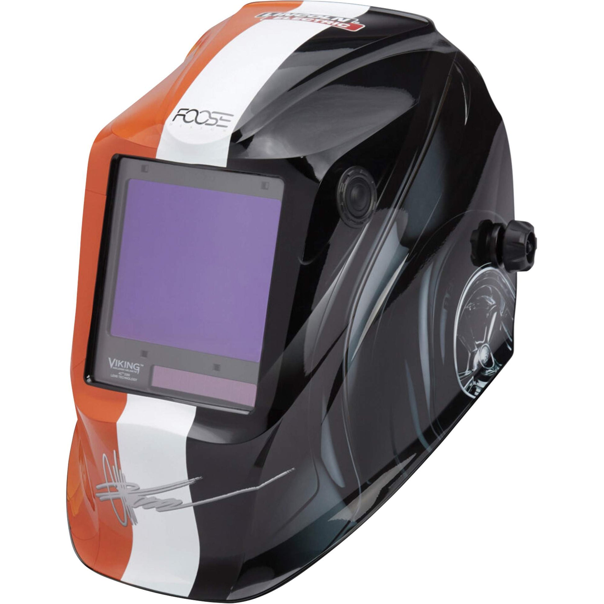 VIKING ™ 3350 Foose Monarch™ Welding Helmet, 3.74" L x 3.34" W View Area, 5 - 13 Shade Range