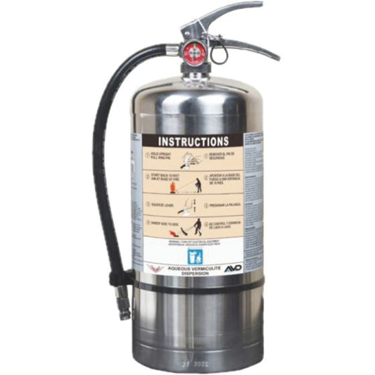  Fire Extinguisher for Lithium-ion Battery Fire Protection, AVD, 6 L Capacity
