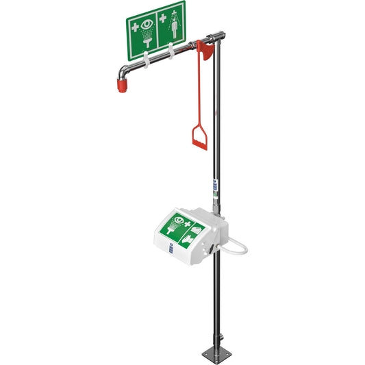 Hughes Combination Shower with Closed ABS Bowl & Botton Inlet, Pedestal