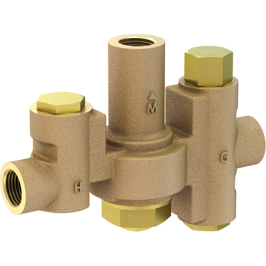 Hughes Mid-Capacity Thermostatic Mixing Valve for Individual Eye/Face Wash Stations, 2 - 35.1 GPM