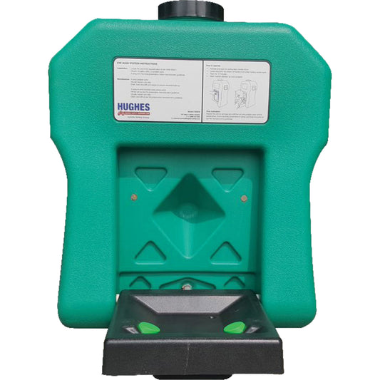 Hughes Portable Self-Contained Eyewash Station, Gravity-Fed, 16 gal. Capacity, Meets ANSI Z358.1