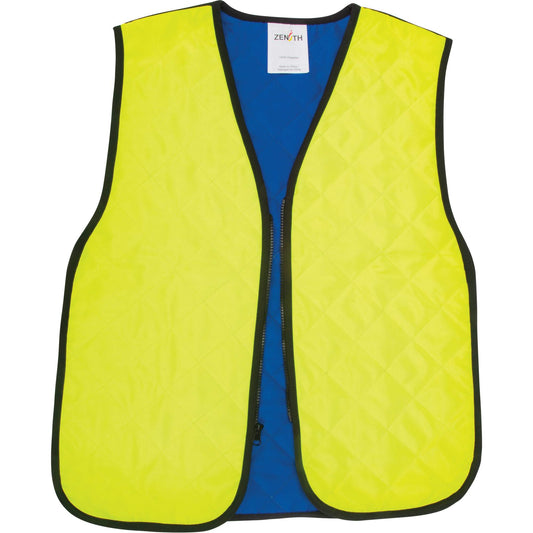 Zenith Safety Products Evaporative Cooling Vest, X-Large, High Visibility Lime-Yellow