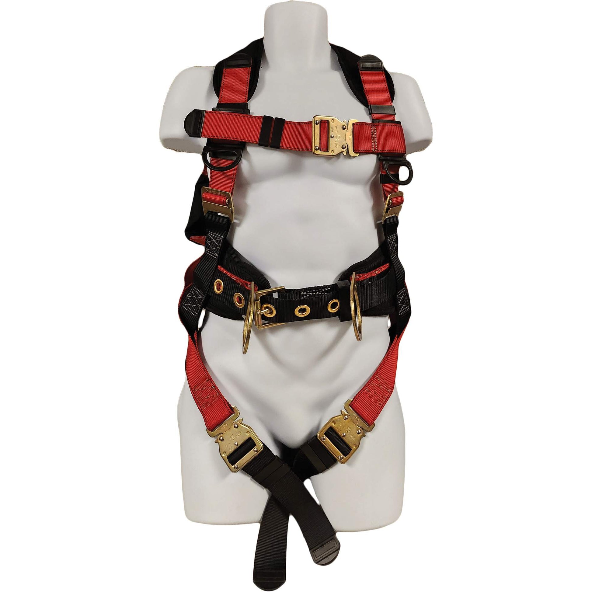 Dentec Contractor Safety Harness, CSA Certified, Class AP, Large, 352 lbs. Cap.