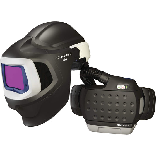3M Adflo™ Powered Air Purifying Respirator HE System with Speedglas™ 9100 MP Welding Helmet, Welding Helmet, Lithium-Ion Battery
