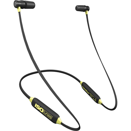 ISOtunes Yellow & Black Xtra 2.0 Bluetooth Earbuds