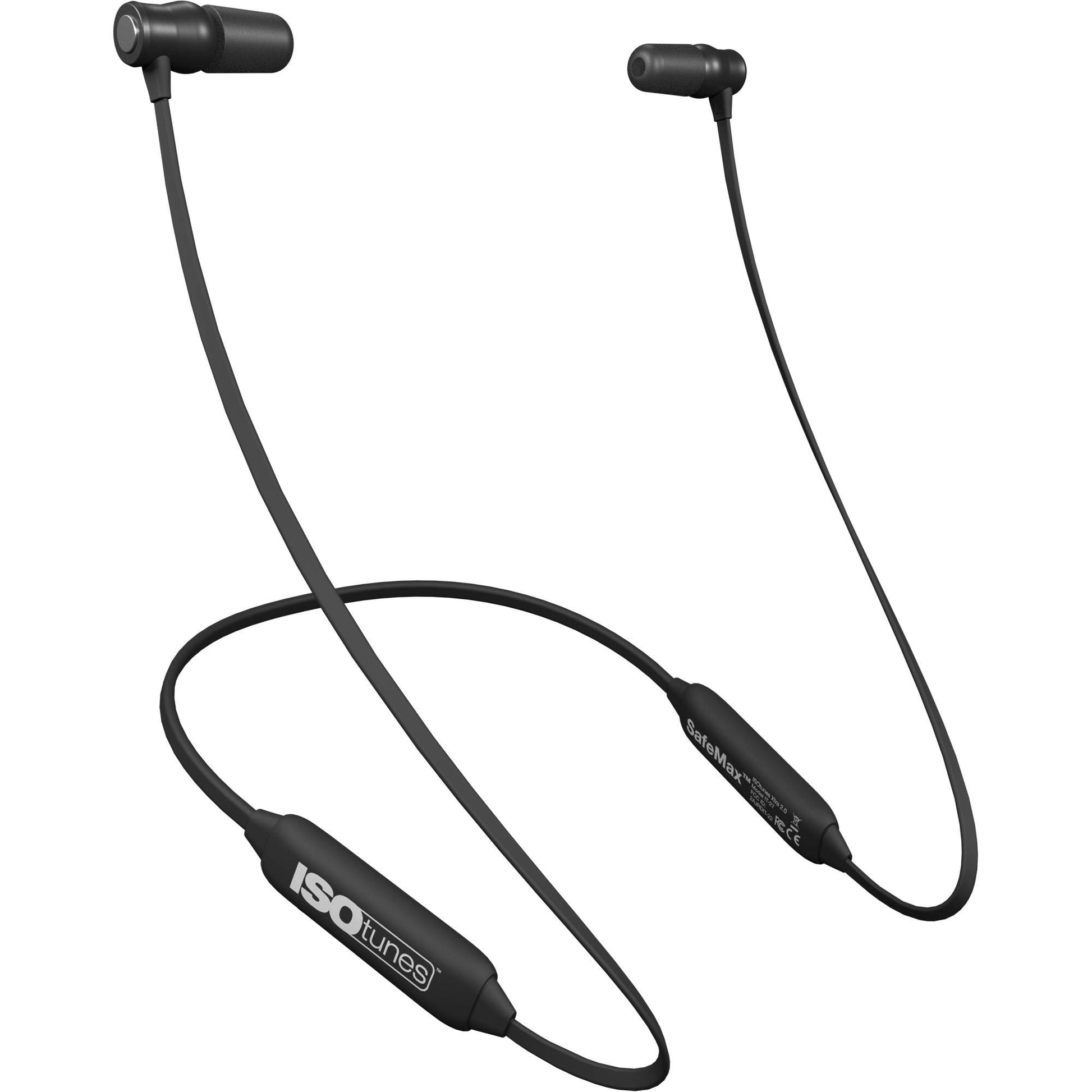 ISOtunes Matte Black Xtra 2.0 Bluetooth Earbuds