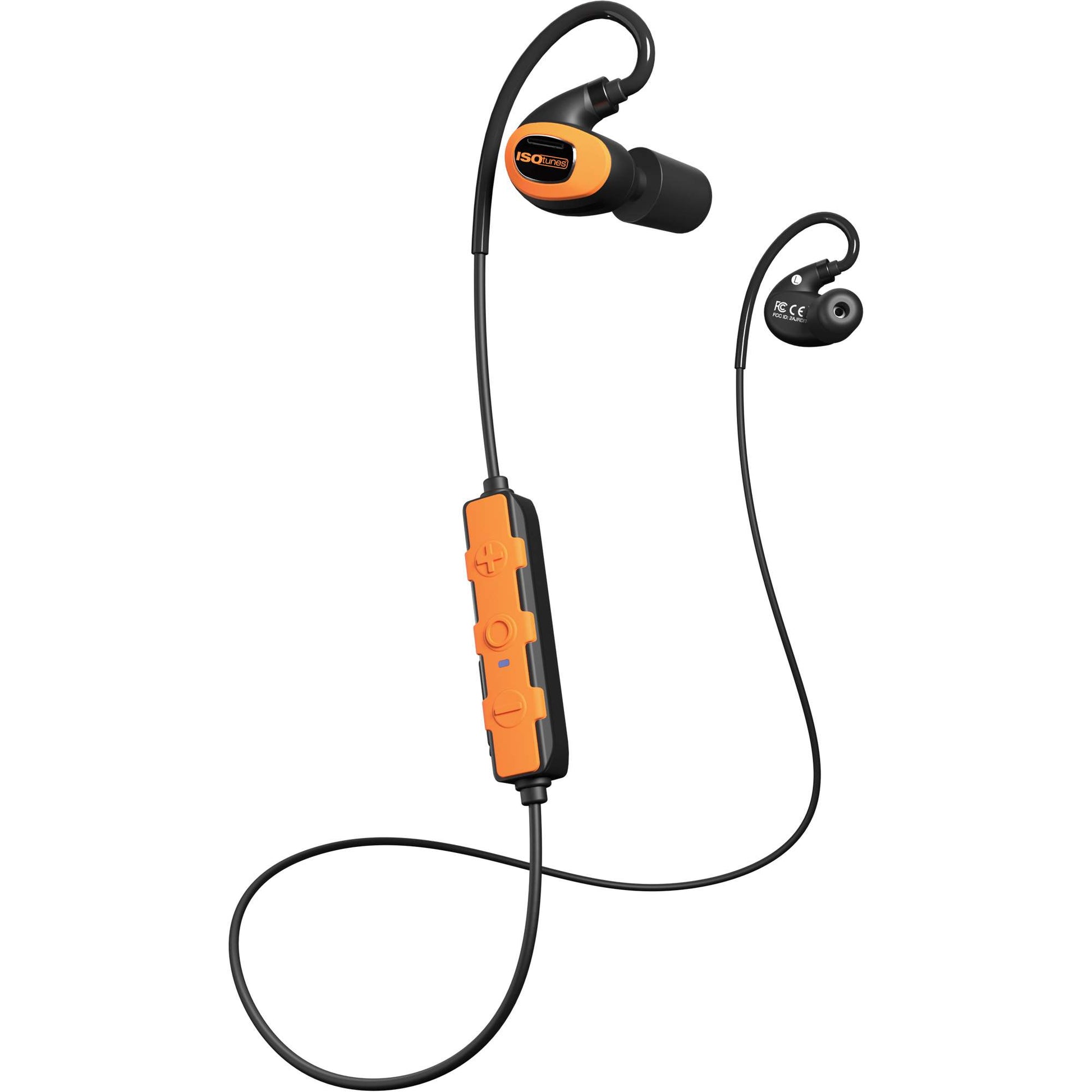 ISOtunes Safety Orange Pro 3.0 Bluetooth Earbuds
