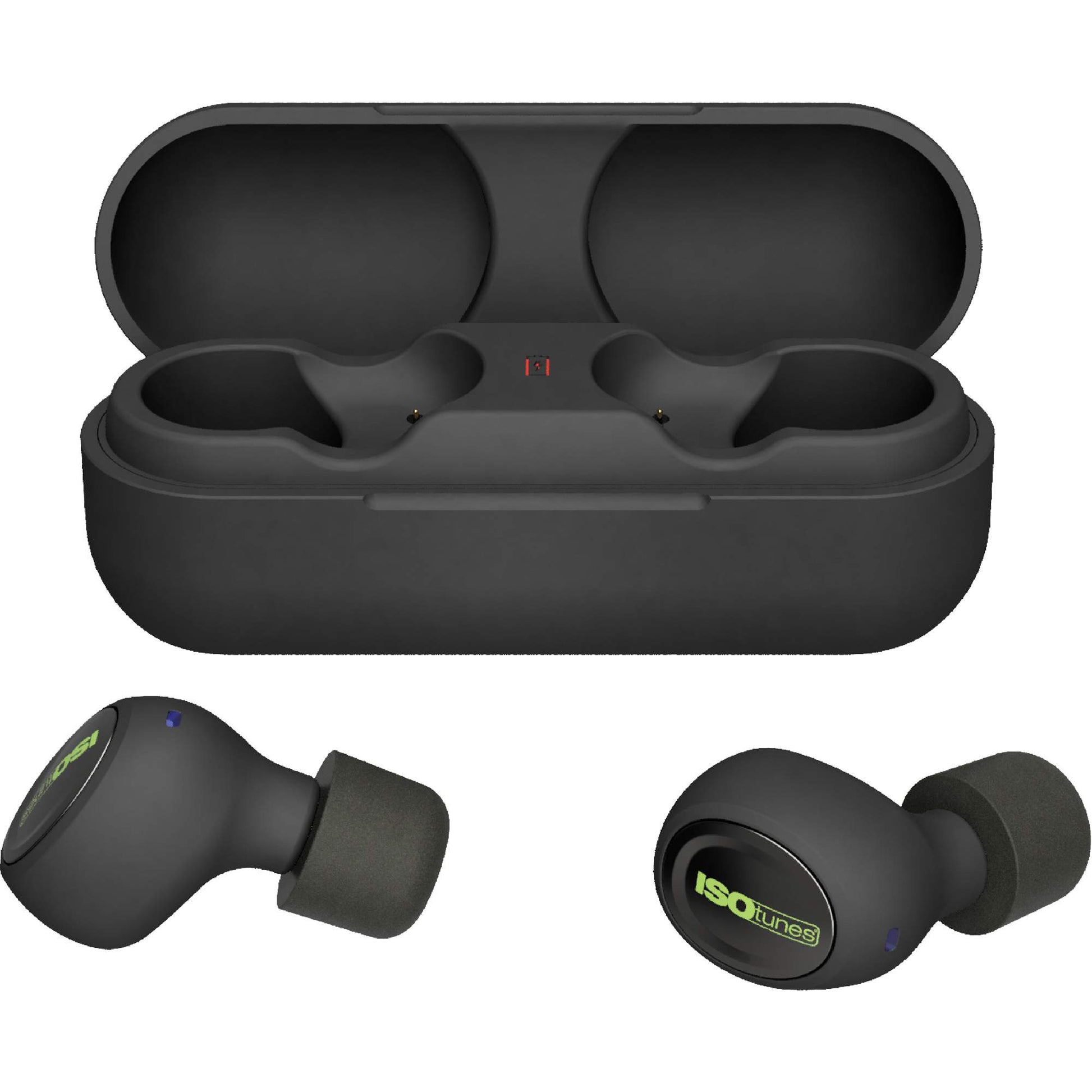 ISOtunes Matte Black Free 2.0 Wireless Bluetooth Earbuds