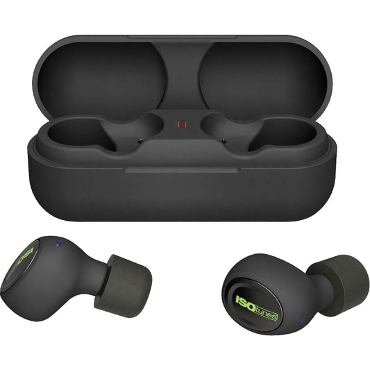 ISOtunes Matte Black Free 2.0 Wireless Bluetooth Earbuds