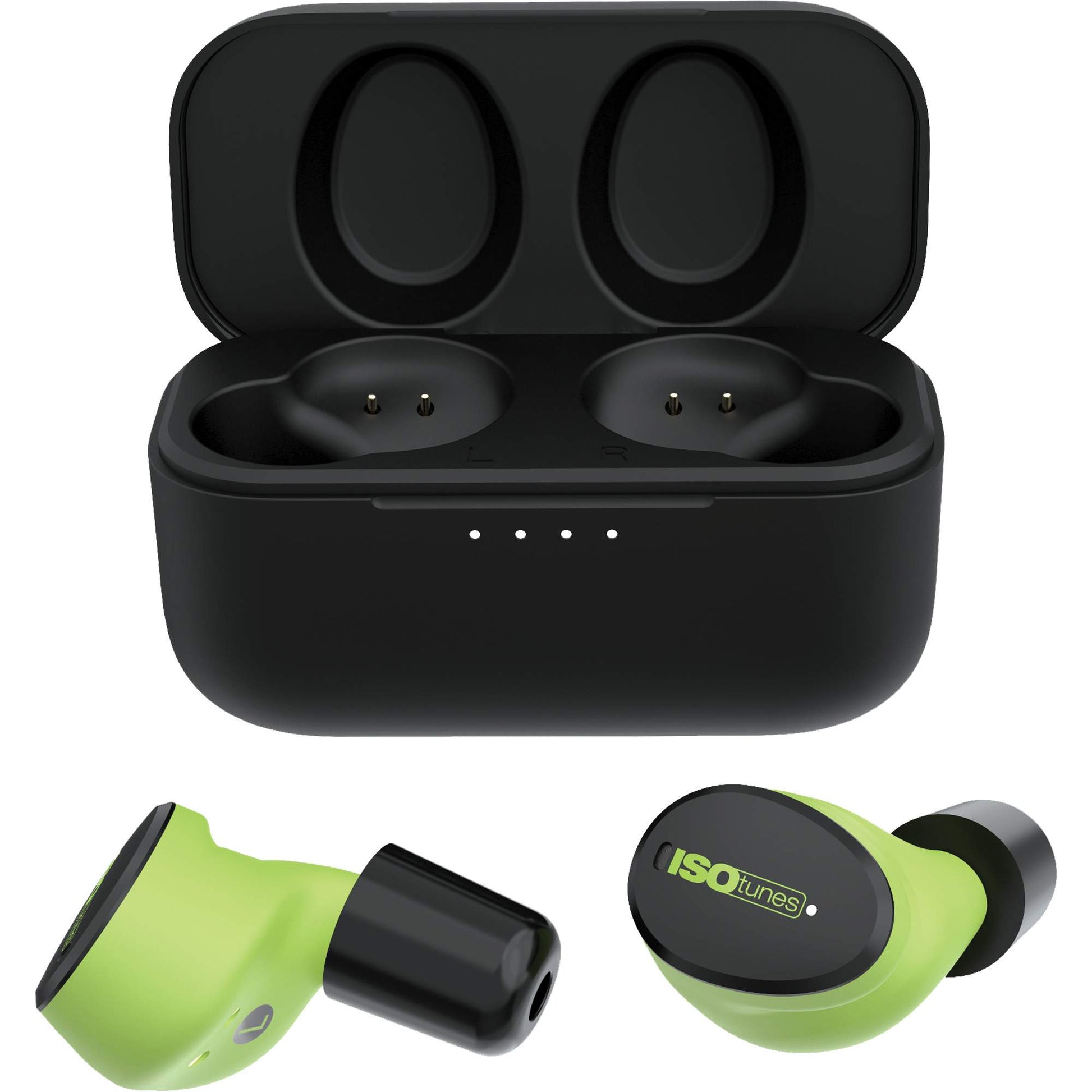 ISOtunes Safety Green Free Aware Wireless Bluetooth Earbuds