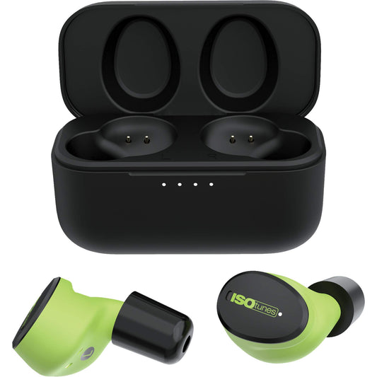 ISOtunes Safety Green Free Aware Wireless Bluetooth Earbuds