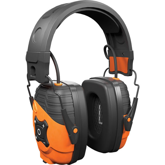ISOtunes Safety Orange Link 2.0 Bluetooth Earmuffs, Headband Style, 25 dB