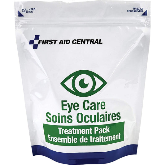 First Aid Central 10-Piece Eye Care Refill Pack for Emergency Response First Aid Kit