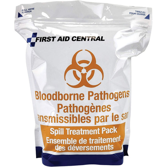 First Aid Central 13-Piece Bloodborne Pathogens Refill Pack for Emergency Response First Aid Kit