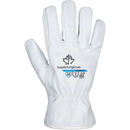 Superior Glove Works Ltd. Endura® 378WGKTFG Arc Flash-Rated Gloves, Grain Goatskin, Size Small