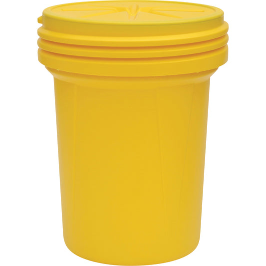  Lab Pack Plastic Barrel Drum with Screw-On Lid, 30 US gal., Mobile/Stationary
