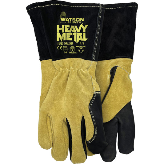Watson Gloves 2780 Thrasher MIG/Stick Welding Gloves, Split Cowhide, Size X-Large