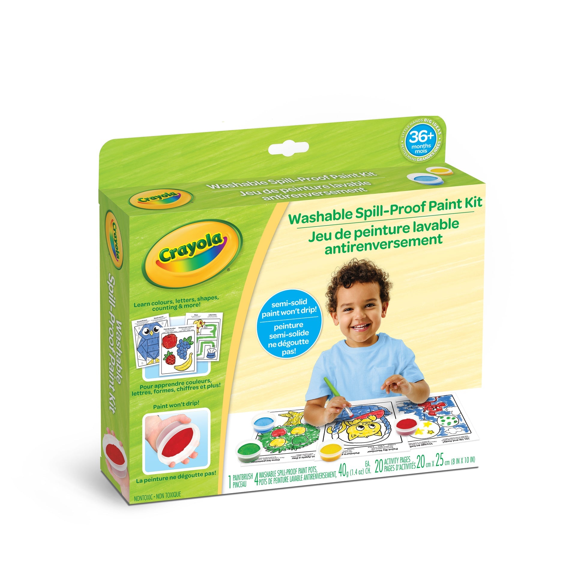 Crayola  Young Artists Washable Spill Proof Paint Kit