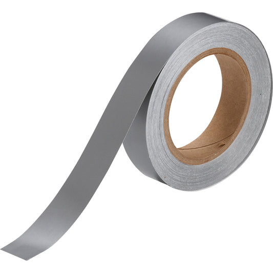 Brady Pipe Marker Tape, 90', Grey
