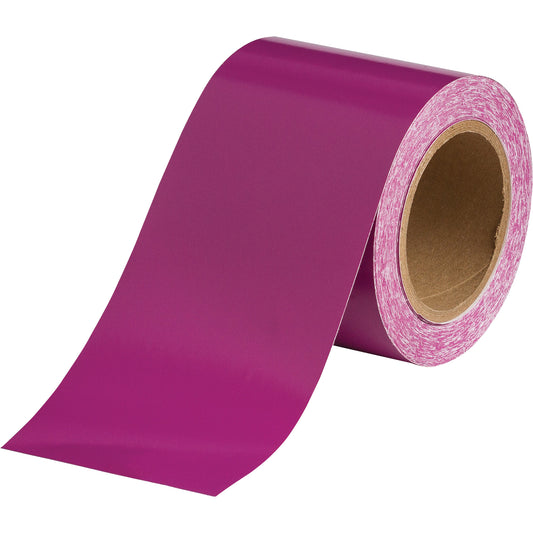Brady Pipe Marker Tape, 90', Purple