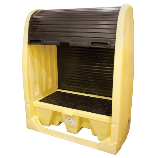 Enpac Drum Hardcover & Spillpallet™, 60" L x 37" W x 72" H, 2000 lbs. Load Capacity