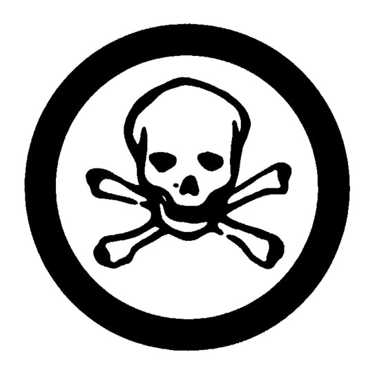 Brady WHMIS Pictogram - Immediately / Seriously Toxic, Vinyl, Sheet, 1-1/4" L x 1-1/2" W