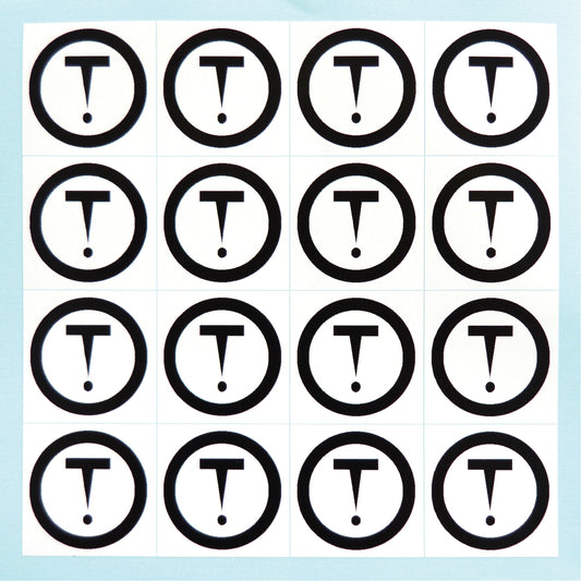 Brady Repositionable Individual Number & Letter Labels, Z, 3" H, Black on Yellow
