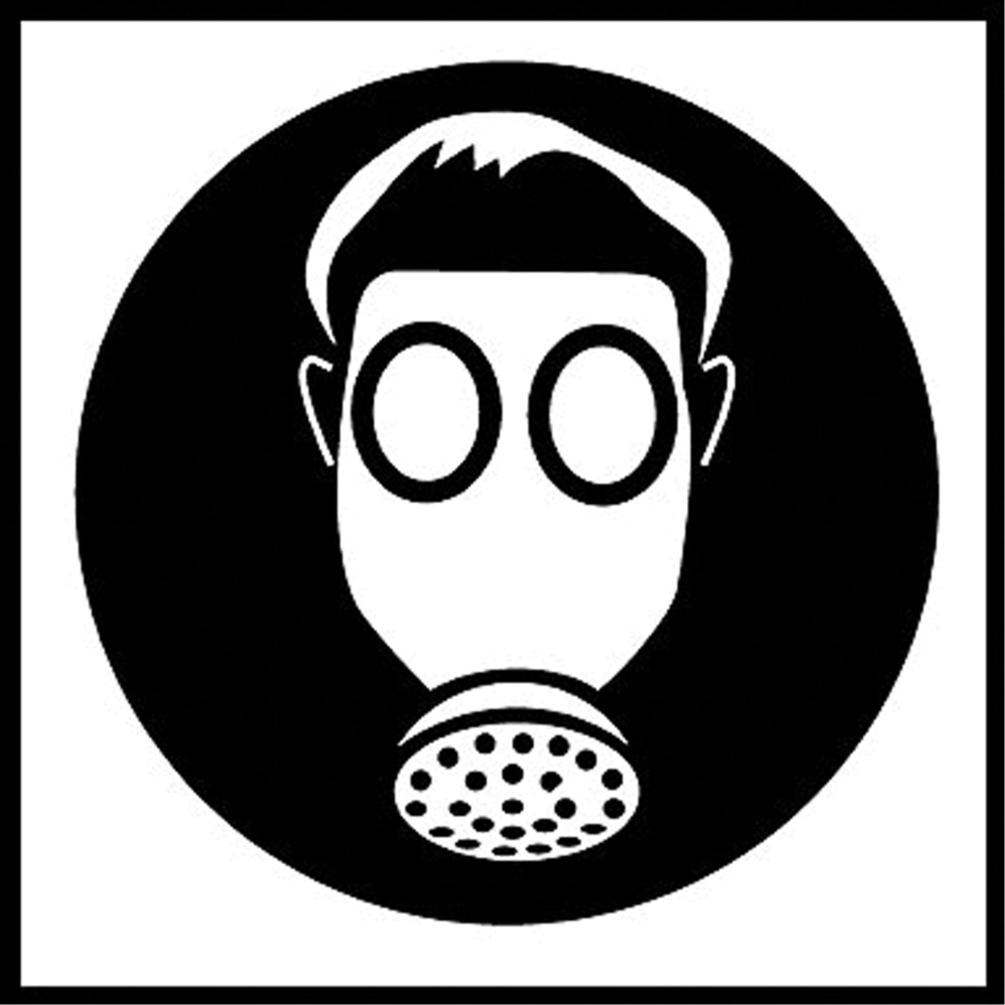 Brady Right to Know Pictogram Labels, Vinyl, Sheet, 5/8" L x 3/4" W